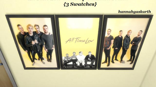 All Time Low: Wake Up Sunshine Photoshoot Frame для The Sims 4