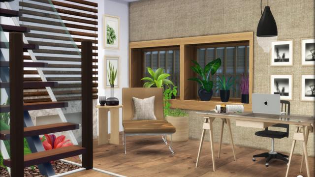 Zen Office (Room) для The Sims 4