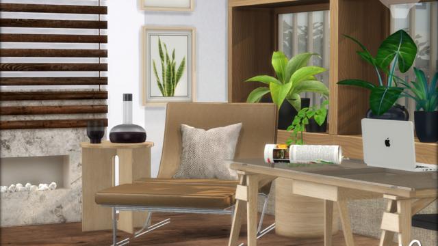 Zen Office (Room) для The Sims 4