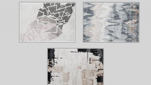 Black White Bedroom - Rug