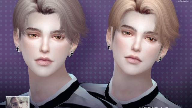 sclub ts4 hair SeHun n44 для The Sims 4