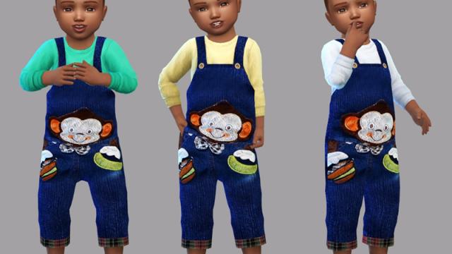 Jumpsuit collection / Animals -monkey