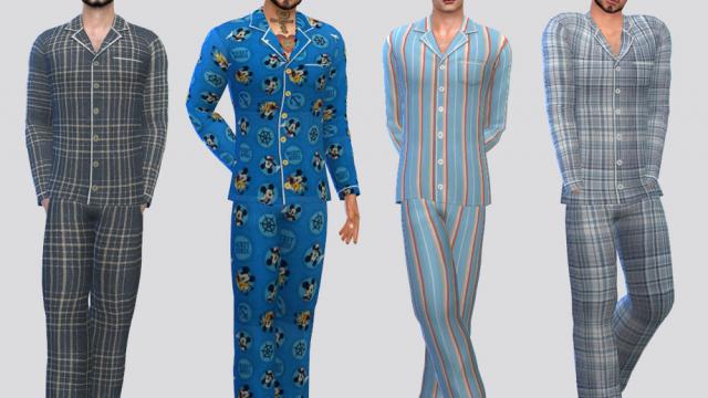 Fullbody Basic Sleepwear для The Sims 4