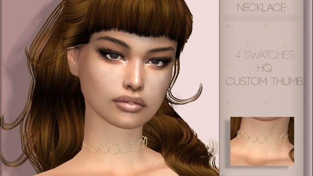 Molly Necklace для The Sims 4