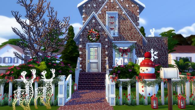 Christmas everywhere for The Sims 4