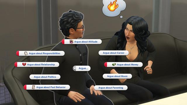 Споры и оскорбления / Insults & Arguments Pack для The Sims 4