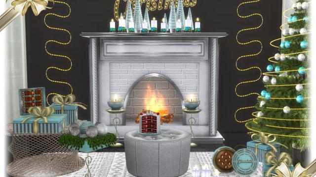 Segor christmas living room part2 для The Sims 4