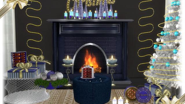 Segor christmas living room part2 для The Sims 4