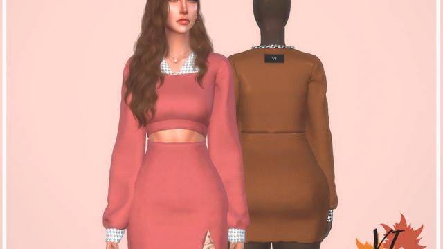 Top I - Autumn VI / Осінні топи VI для The Sims 4