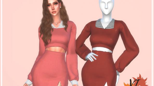 Top I - Autumn VI / Осінні топи VI для The Sims 4