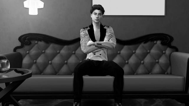 Black Line III (Pose Pack) для The Sims 4