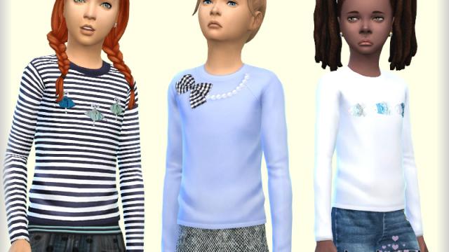 Shirt Girl для The Sims 4