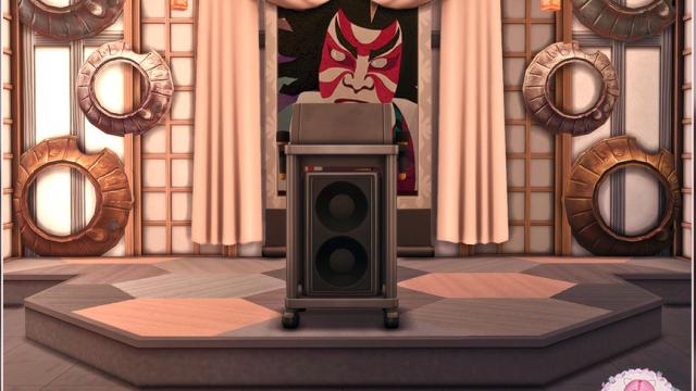 Karaoke Bar Hazakura для The Sims 4