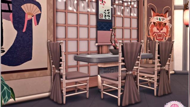 Karaoke Bar Hazakura для The Sims 4