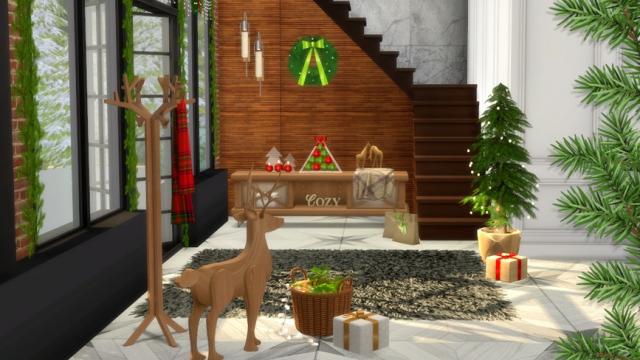 Holiday Wonderland - Christmas Entrance for The Sims 4