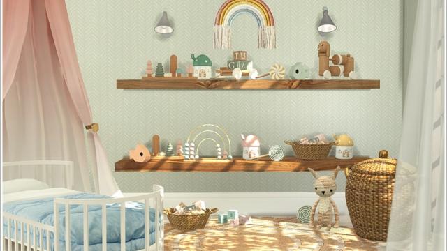 Lily nursery *decor & toys* для The Sims 4