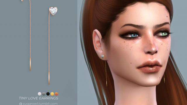 Tiny Love earrings