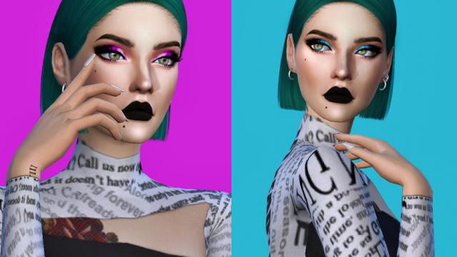 SIMPHORIA 03 Eyeshadow for The Sims 4