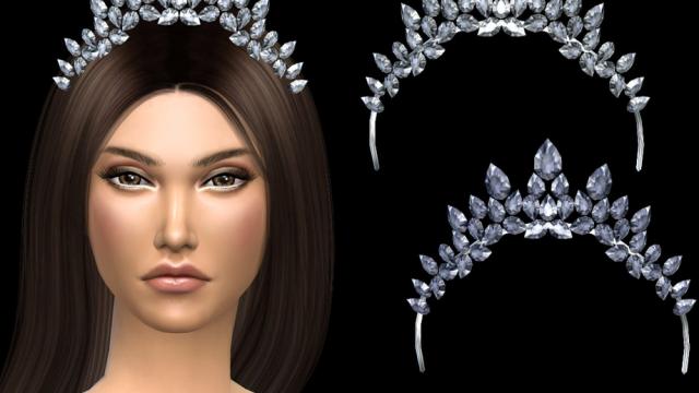 NataliS Winter fairytale tiara для The Sims 4