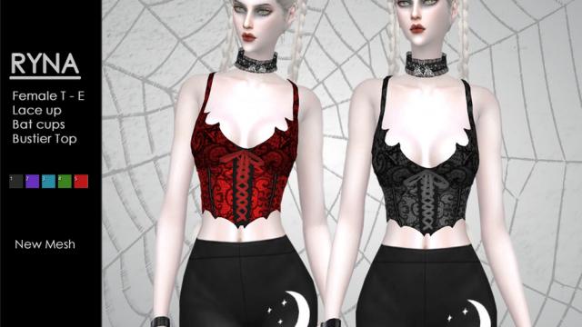 RYNA - Gothic Bat Top