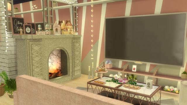 Natalie - living room for The Sims 4