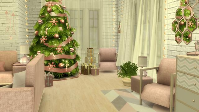 Natalie - living room for The Sims 4