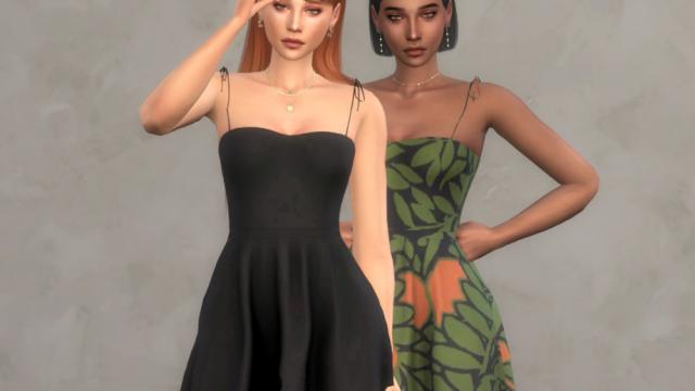 Lipa Dress / Christopher067 для The Sims 4