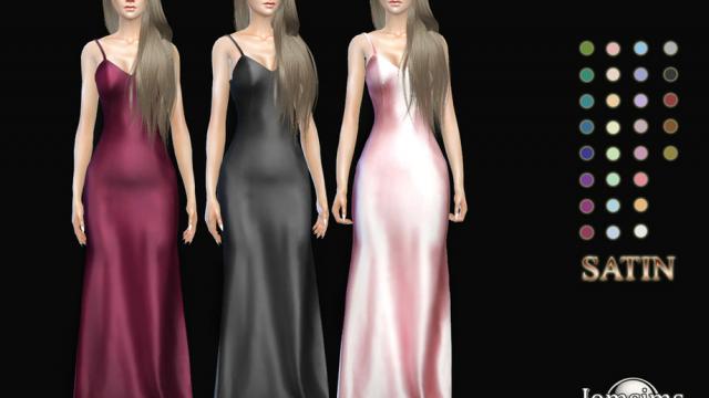 Nelmnessia satin dress