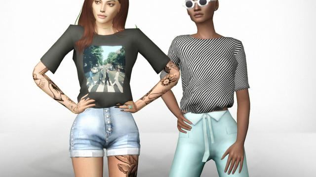 Gretta Tee для The Sims 4