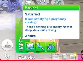 Pregnancy Cravings для The Sims 4