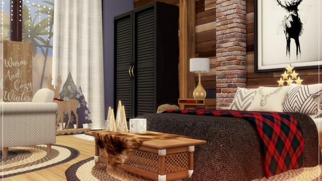 Holiday Time of Joy - Bedroom for The Sims 4