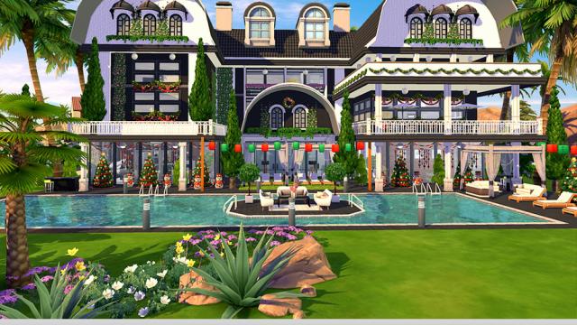 Villa Asadaporn NoCC для The Sims 4