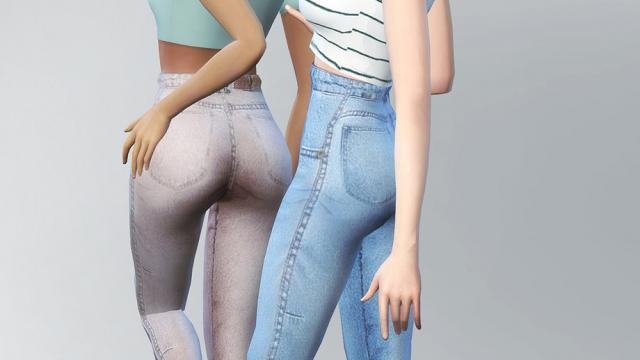 Reckless Jeans для The Sims 4