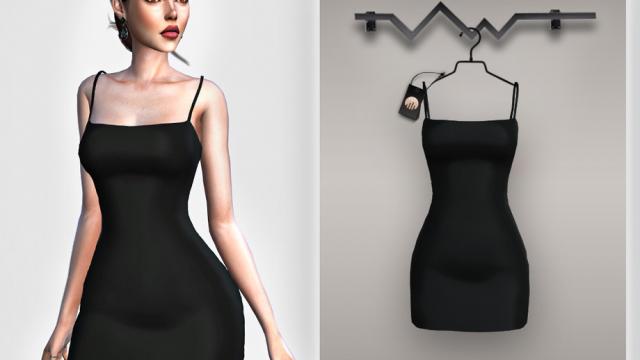 Dress BD383 для The Sims 4