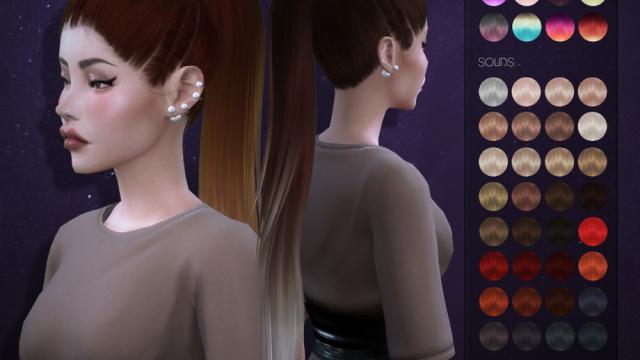 LeahLillith Whisper Hair for The Sims 4