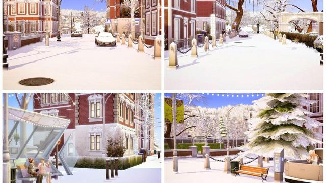 Charms of Old Neighborhoods для The Sims 4