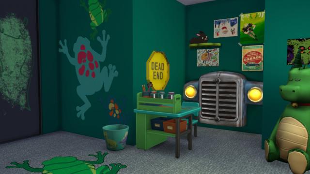 Brick & Steel - A Boys Room для The Sims 4