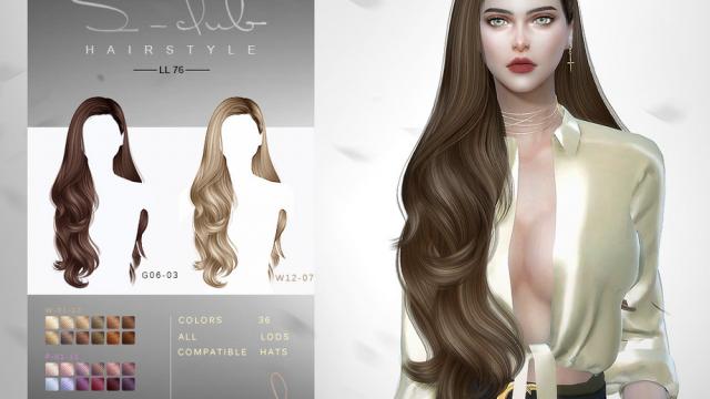 sclub ts4 hair n76 Olivia