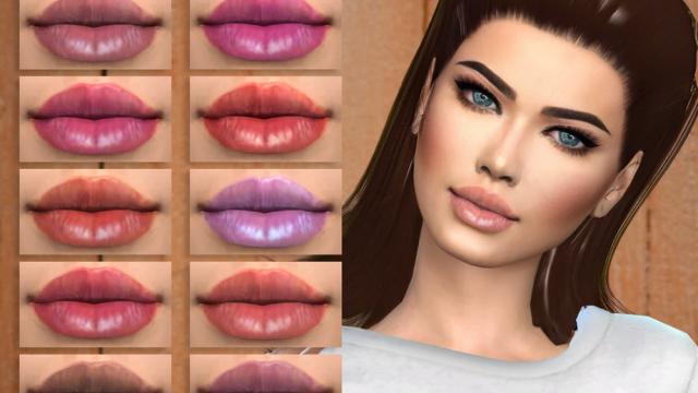 [MH] Lipstick N48 для The Sims 4