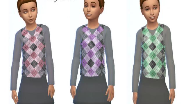 KeyCamz Girl's Dress 0104 для The Sims 4