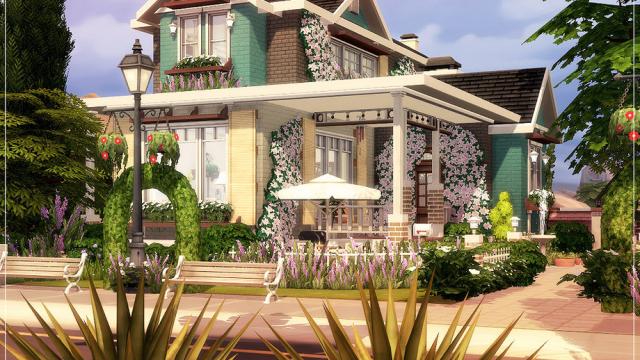Цветочный побег / Flowery Escape версия Nov 15, 2020 для The Sims 4