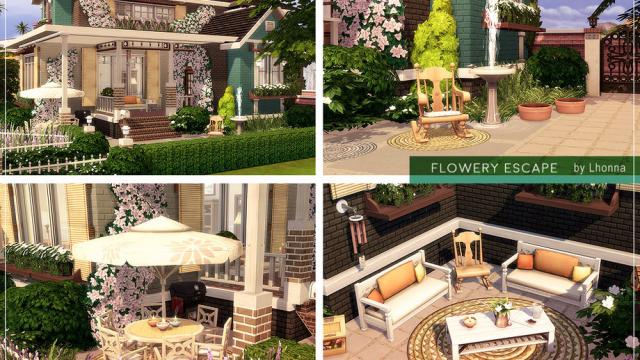 Цветочный побег / Flowery Escape версия Nov 15, 2020 для The Sims 4 для The Sims 4
