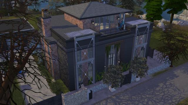 Brick & Steel - An Industrial lot для The Sims 4