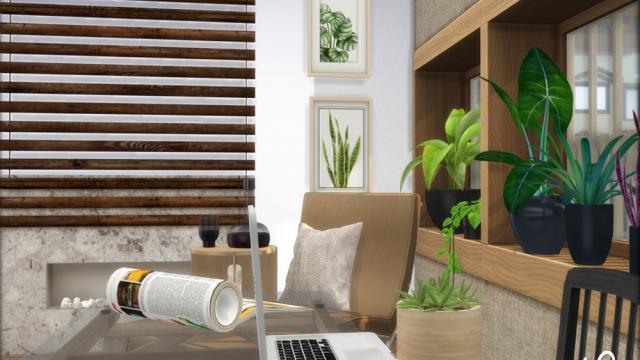 Zen Office (Room) for The Sims 4