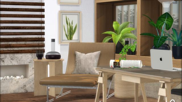 Zen Office (Room) for The Sims 4