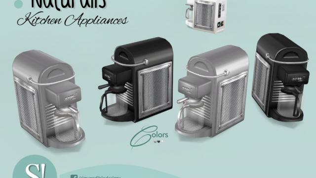 Naturalis coffee maker для The Sims 4