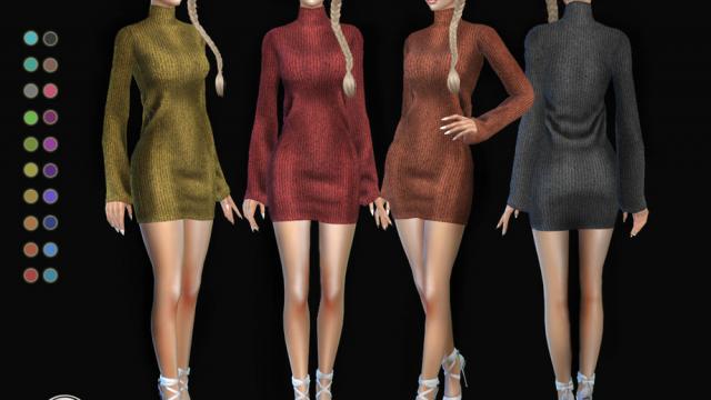 Serlana dress для The Sims 4