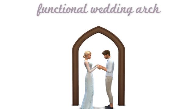 Holy Marchrimony Wedding Arches for The Sims 4