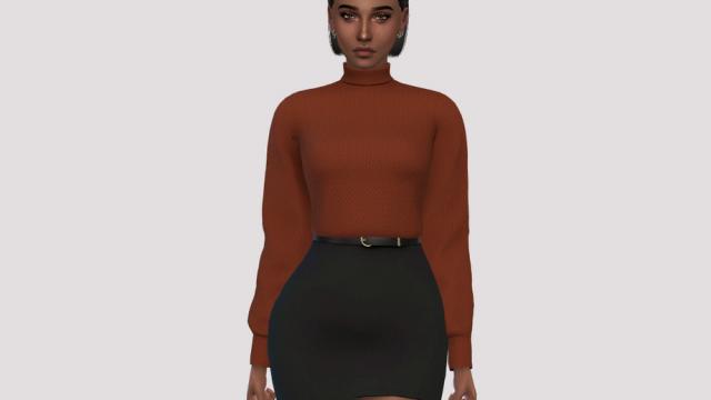 Astrid Top / Christopher067 для The Sims 4