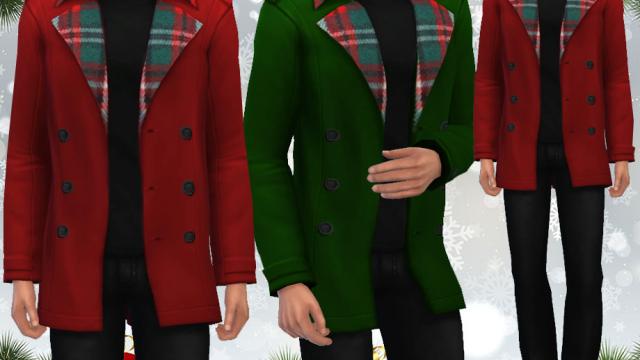 Male Sims Xmas Special Coat Outfit